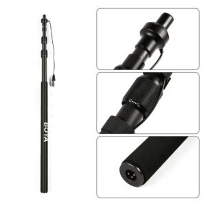 Caña Boompole Fibra de Carbono Boya BY-PB25 de 2.5m con cable XLT