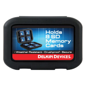 Contenedor Delkin para 8 memorias SD
