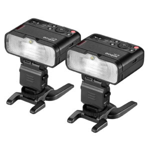 Kit de 2 flashes Macro Twin Flash Godox MF12-K2 recargables