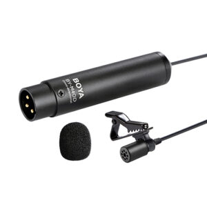 Micrófono corbatero omni direccional Boya BY-M4OD con conector XLR