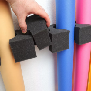 Soporte/organizador para 6 rollos de papel