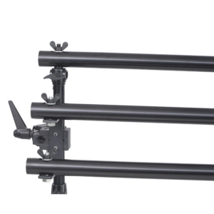 Estructura Triple para Fondos de Estudio - Alto 4.1m, Ancho 3.86m.