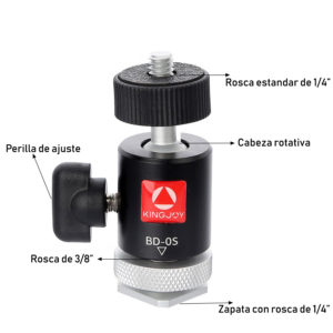 Mini cabeza de bola Kingjoy BD-0S