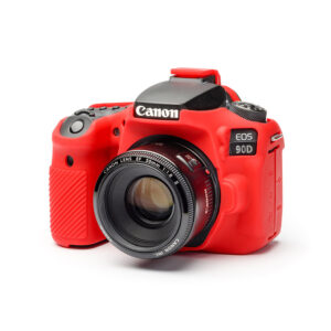 Carcasa easyCover Canon 90D Rojo