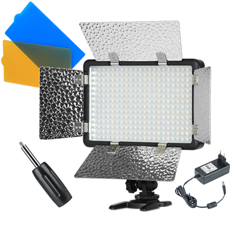 206d30_4cff9e38db1945f7959e7028b508c64fmv2 Luz continua LED + Flash Godox LF308D Blanco + Adaptador AC