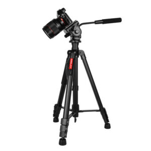 Tripode de video cenital y monopod KingJoy VT-890H6, 178cm, 5kg.