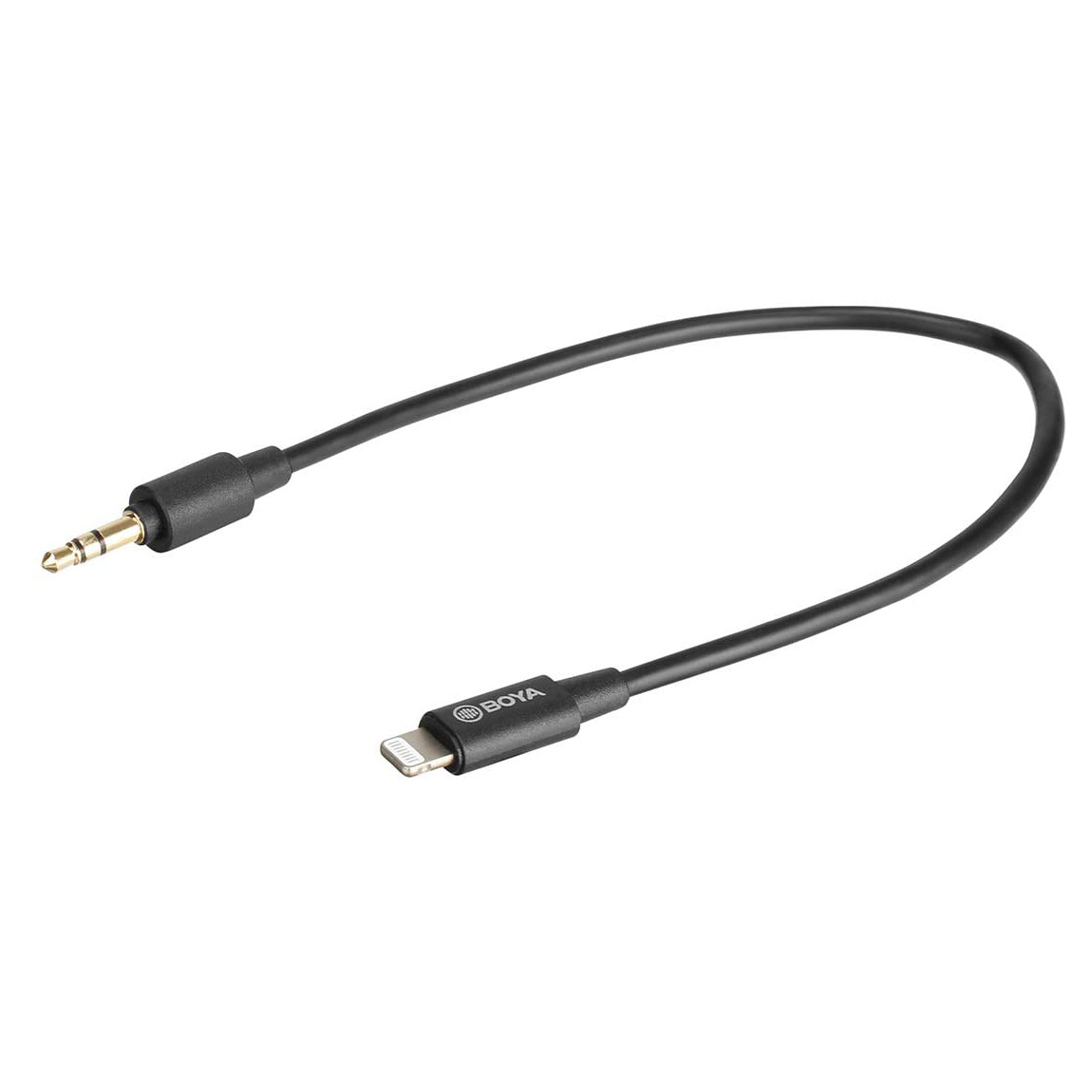 206d30_5a18413059be435f948406400901b744mv2 Adaptador Boya BY-K1, TRS macho 3.5mm a Lightning macho, para iPhone
