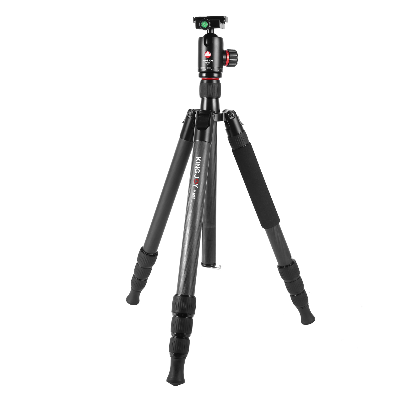 206d30_5e51bd81ded546ce8dbf4de427d03608mv2 Tripode Monopod Fibra de Carbono KingJoy K3208+QH20, 166cm, 12/18kg.