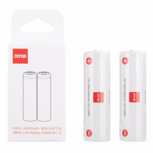 Kit 2 baterias de litio Zhiyun 18650 de 2600 mAh, para Weebill S