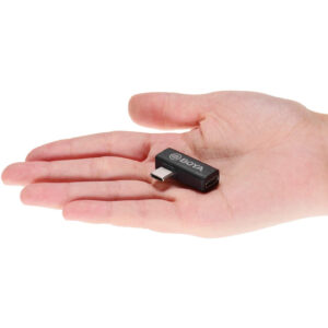 Adaptador en 'L' Boya BY-K5, USB-C Macho a USB-C Hembra