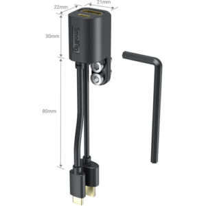 Adaptador SmallRig 2960 puertos HDMI y USB-C para BMPCC 4K/6K