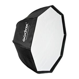 Softbox Octogonal Godox apertura rápida de 95cm, acople Bowens, apertura rápida