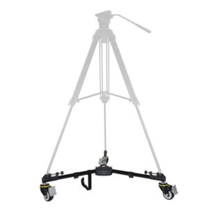 Dolly KingJoy VX-600D para tripodes y pedestales, 15kg de carga