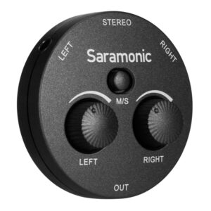 Mezclador pasivo de 2 canales Saramonic AX1, salida TRS y TRRS