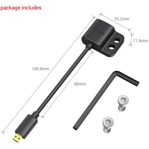 Cable adaptador ultradelgado SmallRig 3021 HDMI hembra a Micro HDMI macho, 14