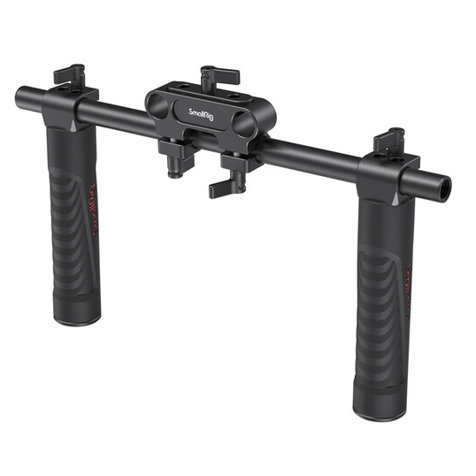 206d30_ed4fd20af37a4e94a3a71eecfa57a632mv2 Kit de empunaduras SmallRig 998C, con base de rieles de 15mm.