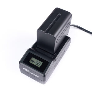 Cargador rápido FotoAcces para Sony NP-F330, F550, F570, F750, F770, F950, F970