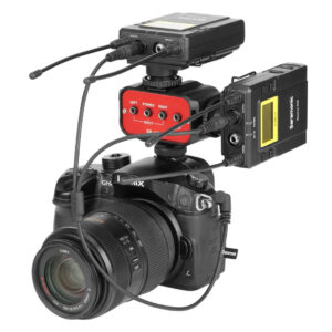 Cable Saramonic SR-C2004 en Y con terminales TRS de 3.5mm