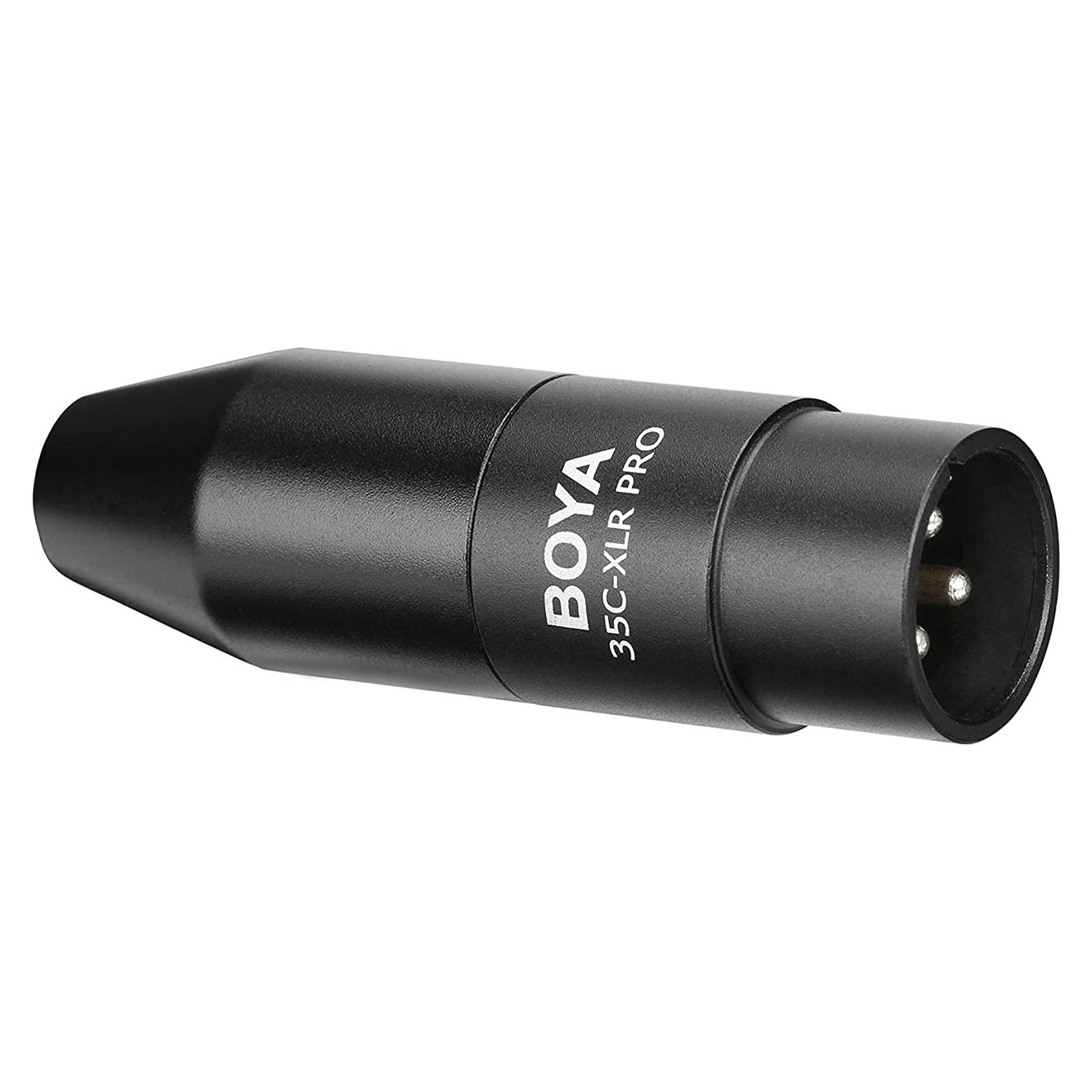 SKU2086 - 1 Adaptador Boya 35C-XLR Pro, 3,5mm TRS hembra a XLR macho, convertidor de potencia