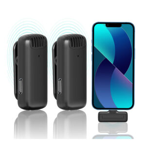 Micrófonos inalámbricos dobles Ulanzi J12 para iPhone (2885)