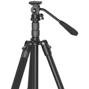 Trípode monopod SmallRig CT180 cabeza fluida, 180cm, 3kg, con porta celular