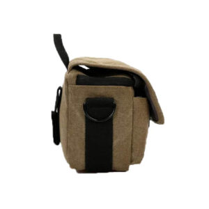 Bolso Retro Vintage, Pequeño y Portable Para Cámaras y lentes (Caqui)