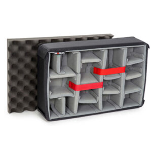 Maleta rígida Nanuk 925 Carry-on con organizador y divisores - Plata, 21.6 litros