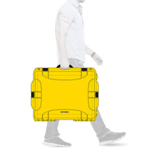 Maleta rígida con ruedas Nanuk 960 con organizador y divisores - Amarillo, 79 Litros