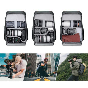 Mochila K&F Concept Alpha Backpack Gris, 25 litros