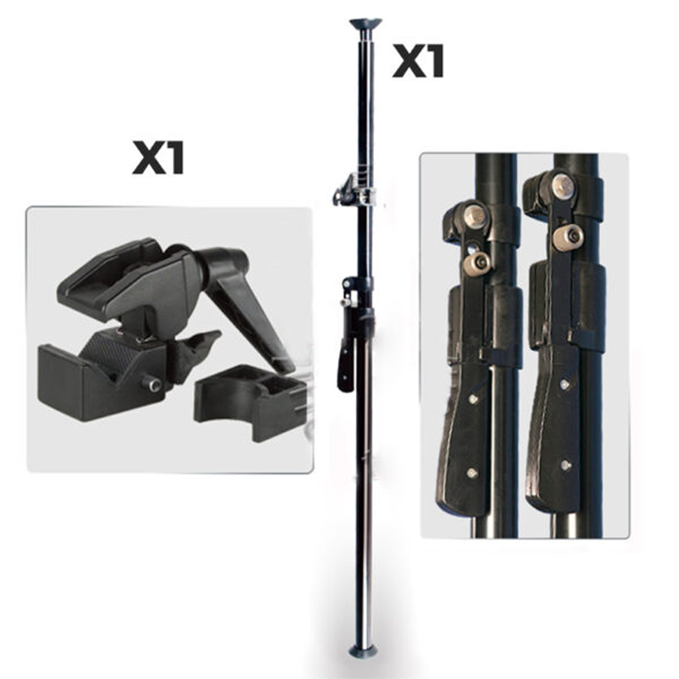 2- B038 Pedestal autoajustable de 3.8 metros B038