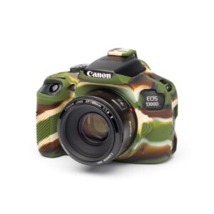 Carcasa de Silicon EasyCover para Canon 1300D / 2000D / 3000D / 4000D / T6 / T7 / T100 - Camuflaje
