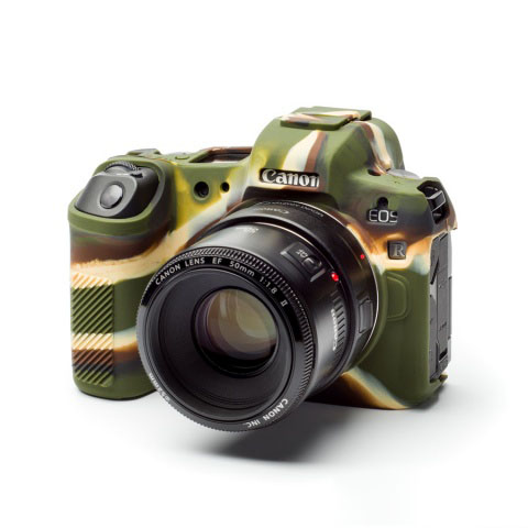 SKU2488 - 1 Carcasa de Silicon EasyCover para Canon R – Camuflaje