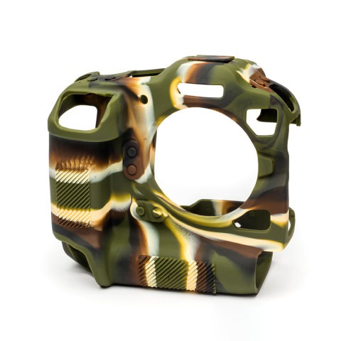 SKU2493 - 3 Carcasa de Silicon EasyCover para Canon R3 – Camuflaje
