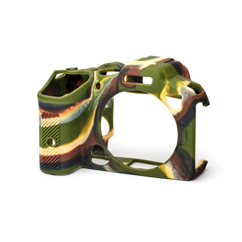 SKU2498 - 1 Carcasa de Silicon EasyCover para Canon R7 – Camuflaje