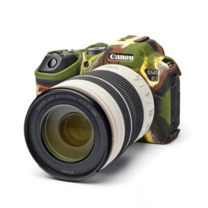 Carcasa de Silicon EasyCover para Canon R7 - Camuflaje