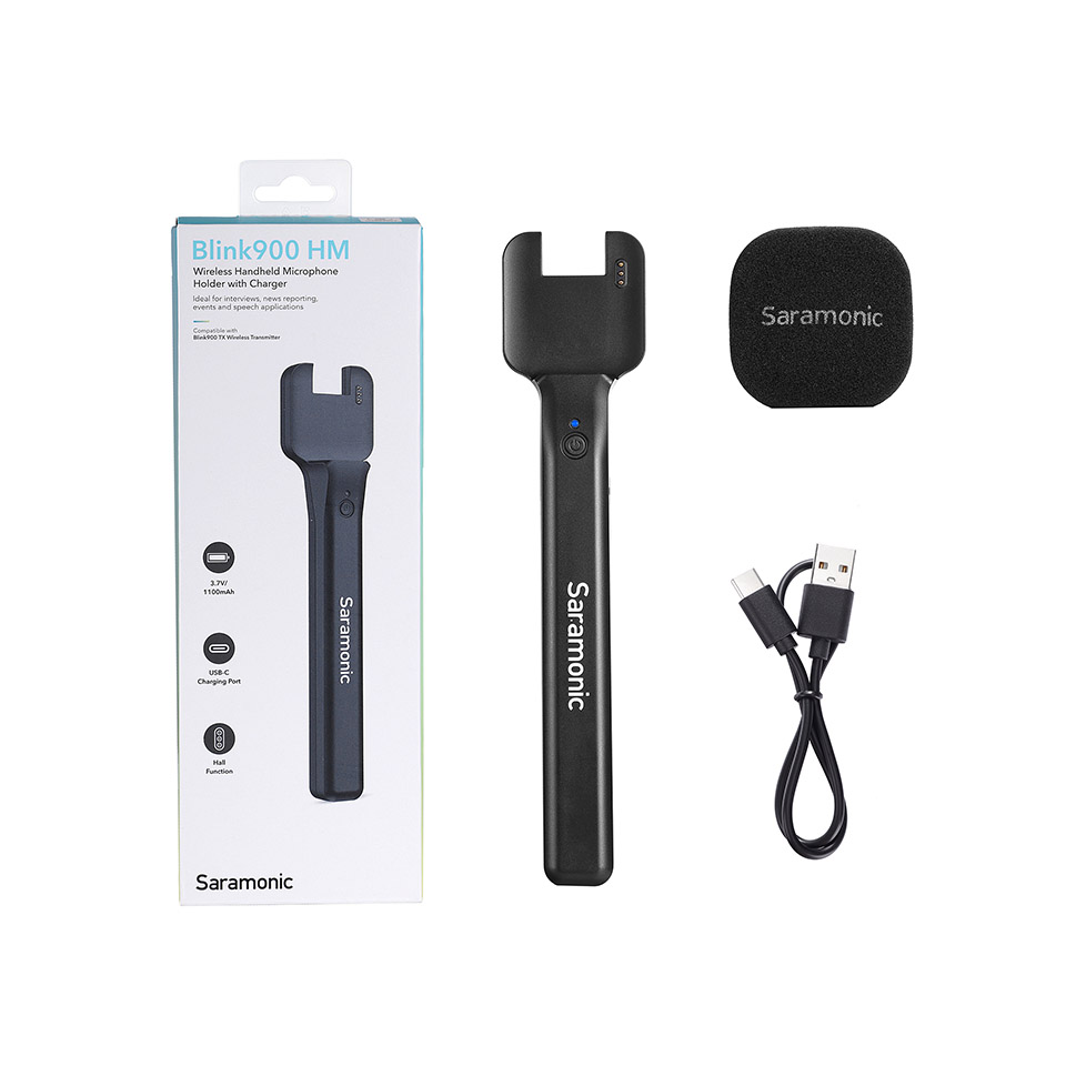 SKU2584 - 1 Mango Saramonic Blink900 HM, compatible con transmisores Blink900