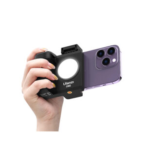 Ulanzi CG-02 mango con botón para foto, control remoto y luz led