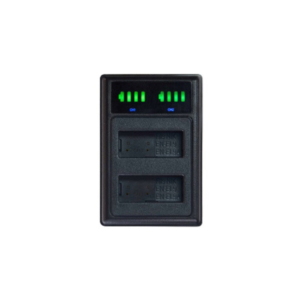 SKU2723 - Foto 1 Cargador FotoAcces DOBLE para Nikon, EN-EL9