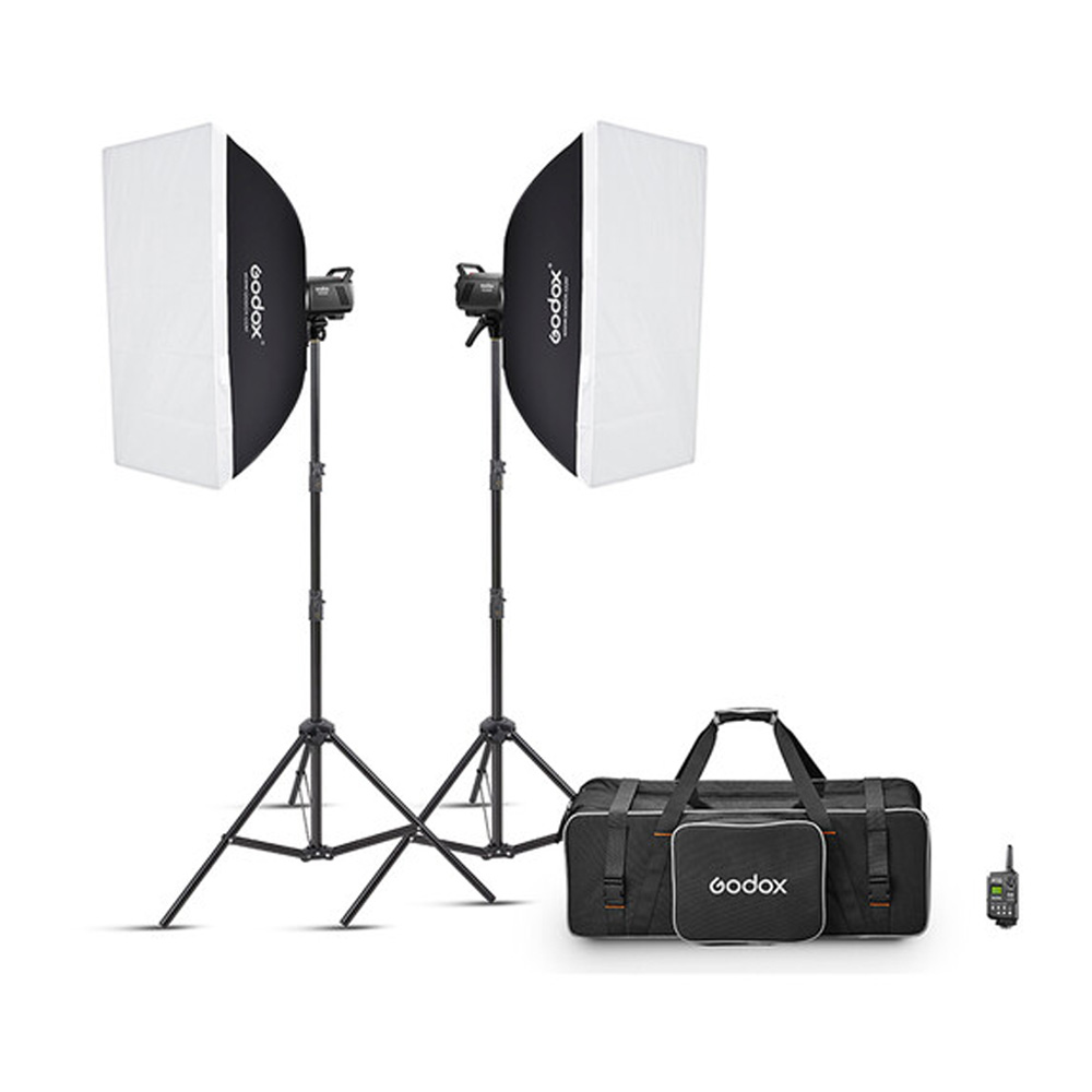 SKU2744 - Foto 1 Kit Godox MS300V-F, 2 flashes con luz Led de modelado