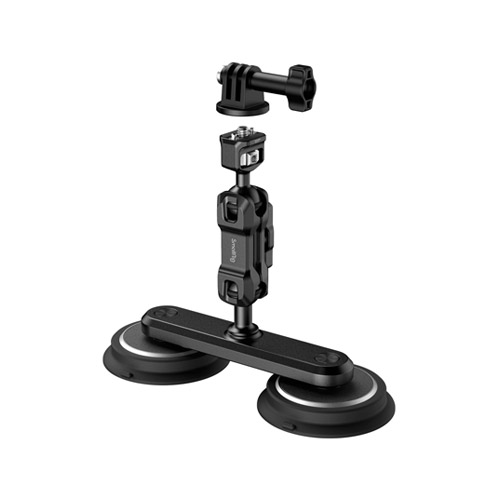 SKU2850 - Foto 1 Soporte con dos ventosas magnéticas y brazo mágico SmallRig 4467 para cámaras de acción