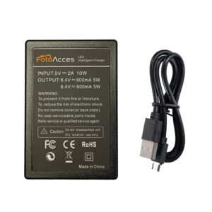 Cargador Fotoacces USB doble con LCD para NP-BX1