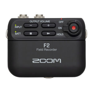 Grabadora de Campo ultracompacta Zoom F2 con corbatero, 32 bits