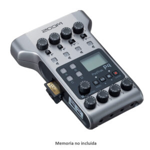 Grabadora portátil para podcast Zoom PodTrak P4, 4 entradas