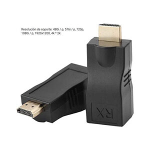 Extensor HDMI conector UTP Rj45, 4K de 30 metros