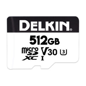 Memoria Delkin 512GB Hyperspeed microSD UHS-I SDXC U3 V30