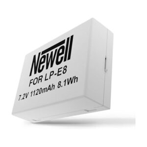 Batería Newell LP-E8, 1120mAh, para Canon