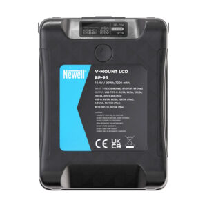 Batería V-Mount Newell BP-95 LCD, 7000mAh, 99Wh