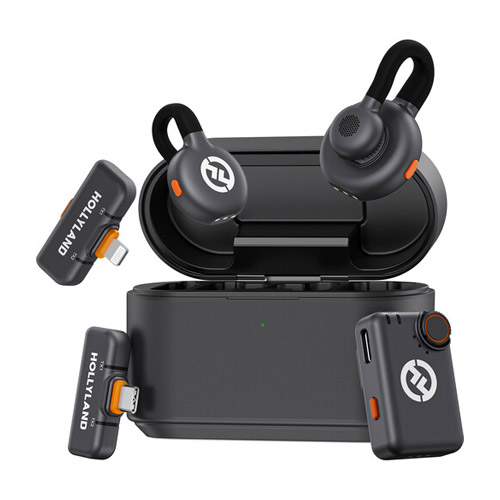 SKU3449 - Foto 1 kit de microfonos inalambricos Hollyland LARK M2S Ultimate Combo