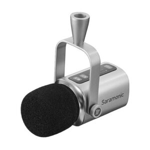 Micrófono Cardioide Dinamico Saramonic SR-BV3 para Broadcasting, podcast, puerto XLR