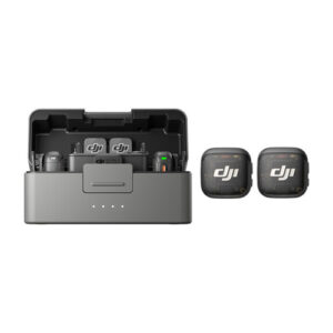 Kit de microfonos DJI MIC 3, 2 transmisores, caja de carga